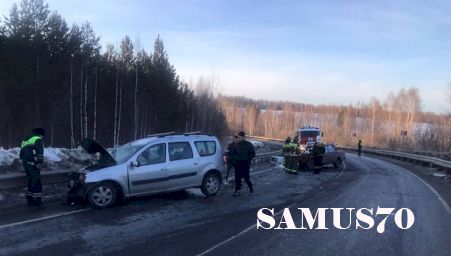 Иллюстрация к новости: Один человек погиб и 1 пострадал в ДТП на трассе Томск – Самусь